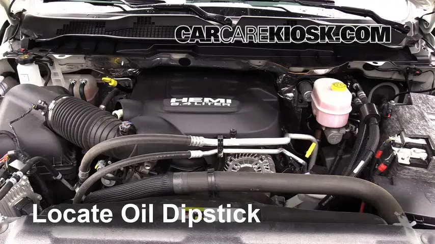 2016 Ram 3500 Laramie 6.4L V8 Crew Cab Pickup (4 Door) Oil Check Oil Level